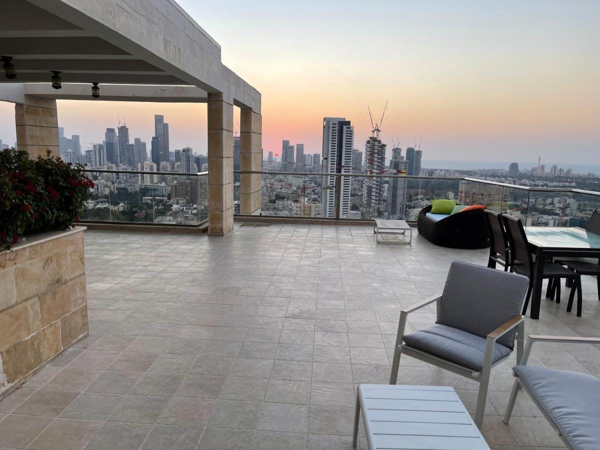 Beautiful Penthouse W/Amazing View, Prime Location Διαμέρισμα Ραμάτ Γκαν Εξωτερικό φωτογραφία
